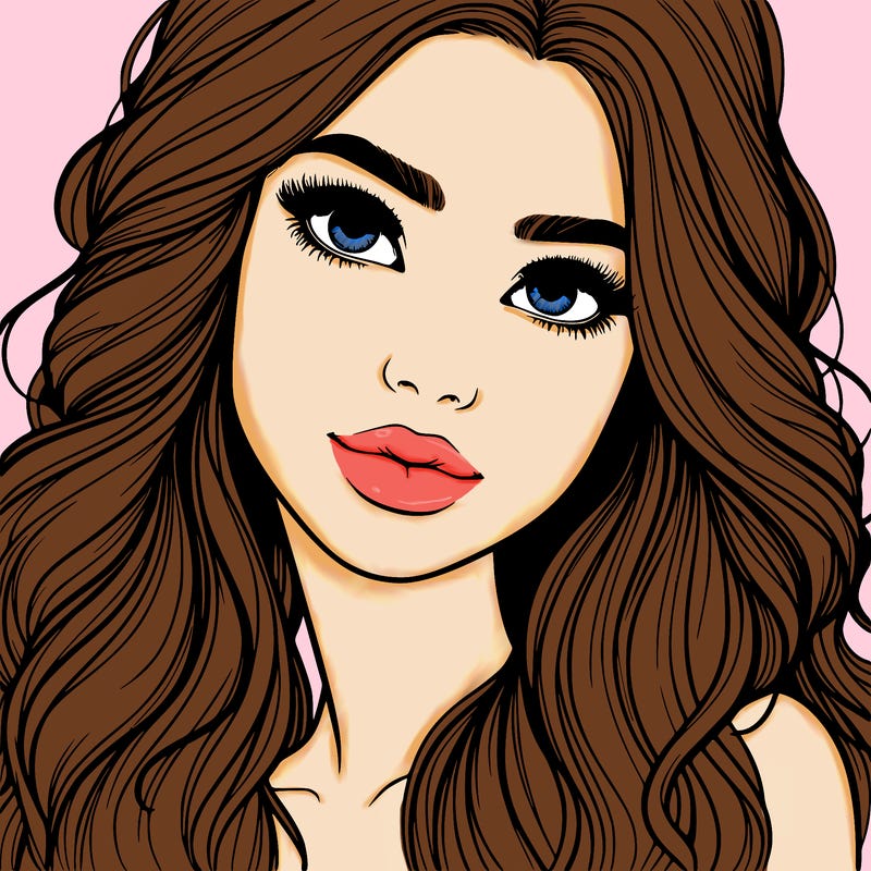 beautiful realistic girl