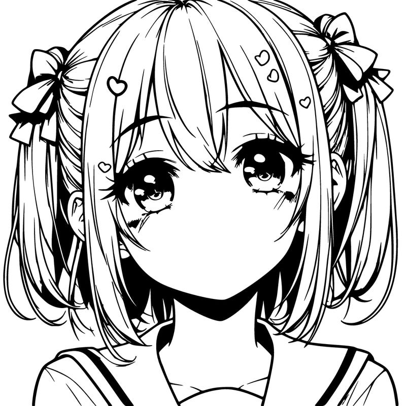 realistic girl anime blush