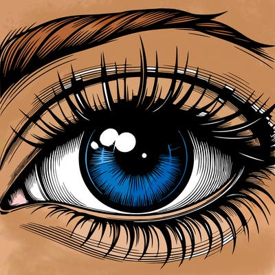 realistic eye