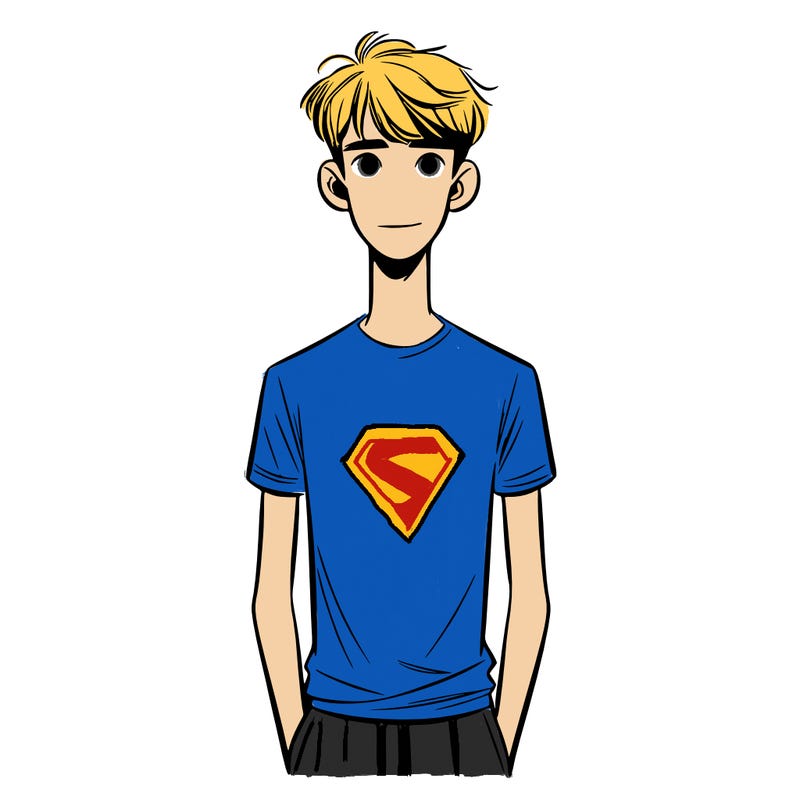 teenager with lower hair tall thin that looks relistic