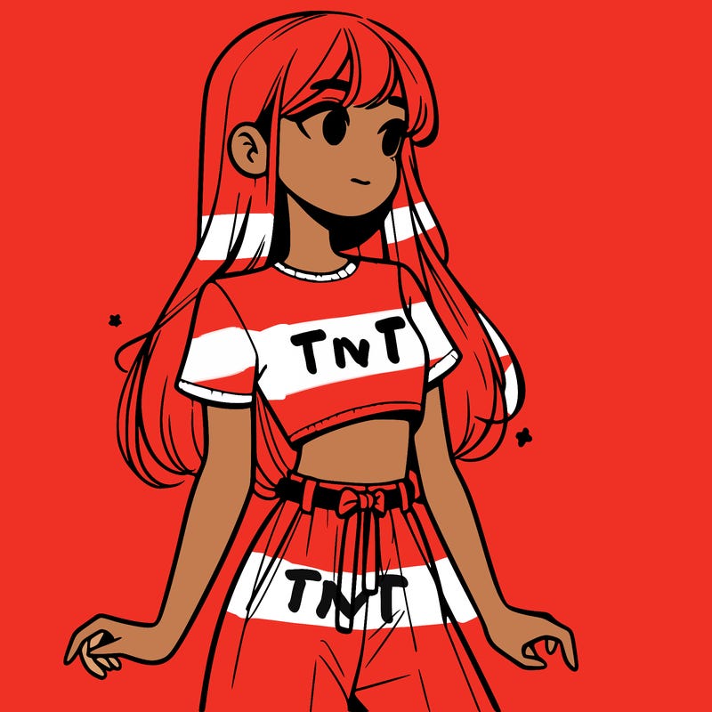 girl in a cute crop top