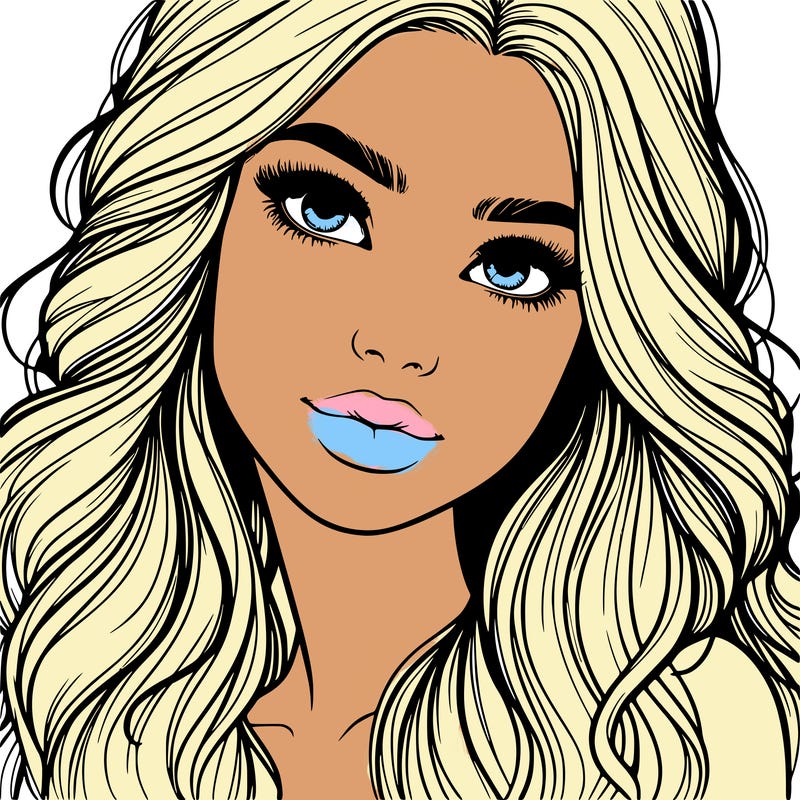 beautiful realistic girl