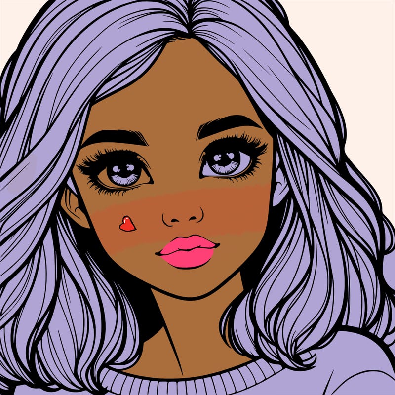 realistic girl whith cute eyes