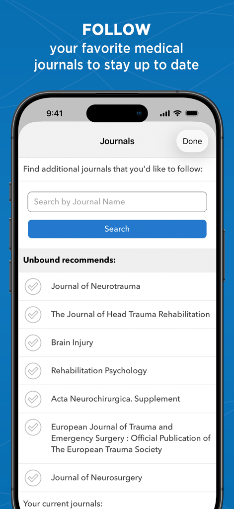 Johns Hopkins Antibiotic Guide - Follow medical journals in the Johns Hopkins Antibiotic Guide app