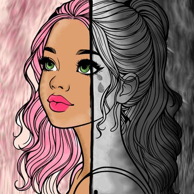 beautiful realistic girl