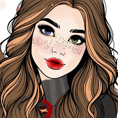 beautiful realistic girl