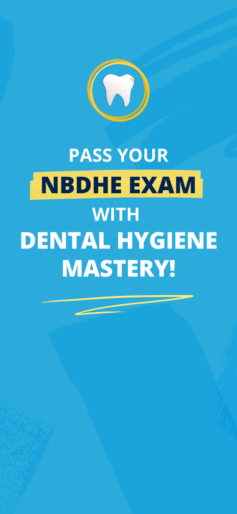 Pass your NBDHE exam with Dental Hygiene Mastery app screen