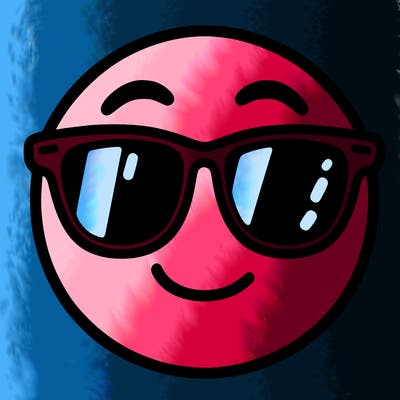 emoji with sunglasses