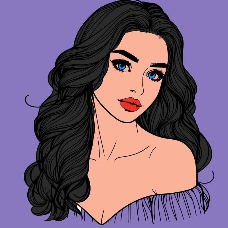 beautiful realistic girl