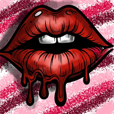 lips that look realistic and drip