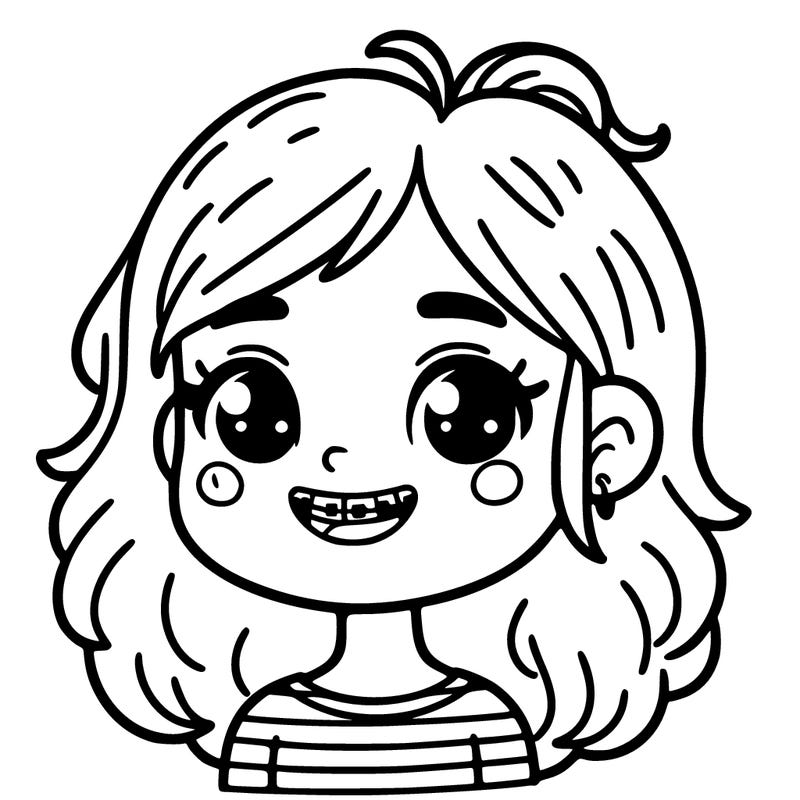 girl with braces