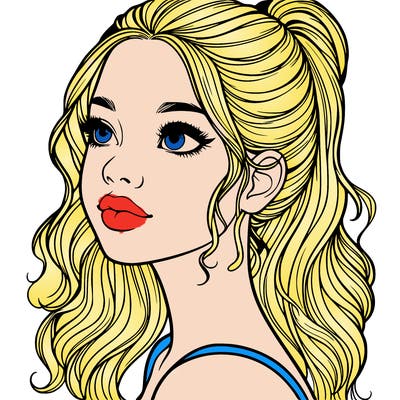 beautiful realistic girl