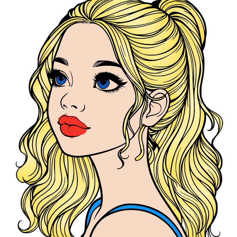 beautiful realistic girl