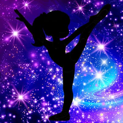 realistic girl gymnast