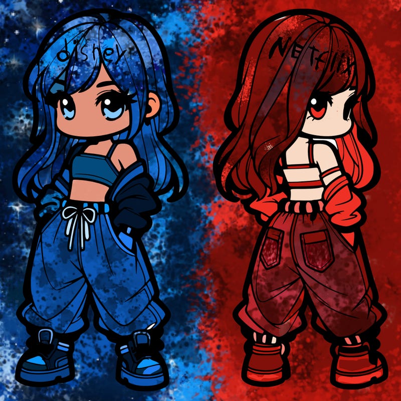 girl in crop top and baggy pants