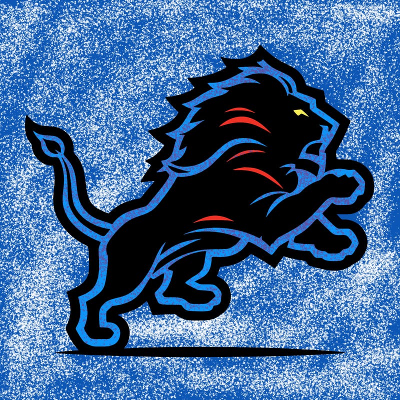 detroit lions logo of the lion.