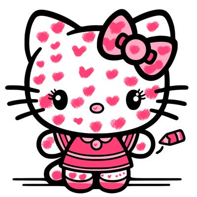 a hello kitty