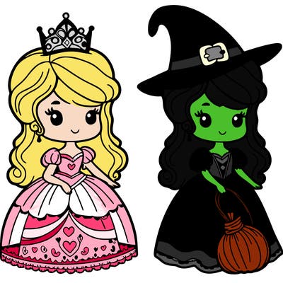 princess as a witch