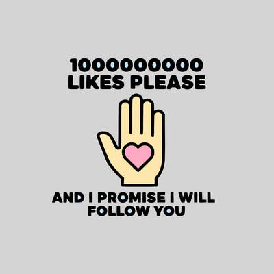 100000000000 likes please and i promise i will follow you