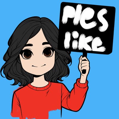 realistic girl holding up a sign