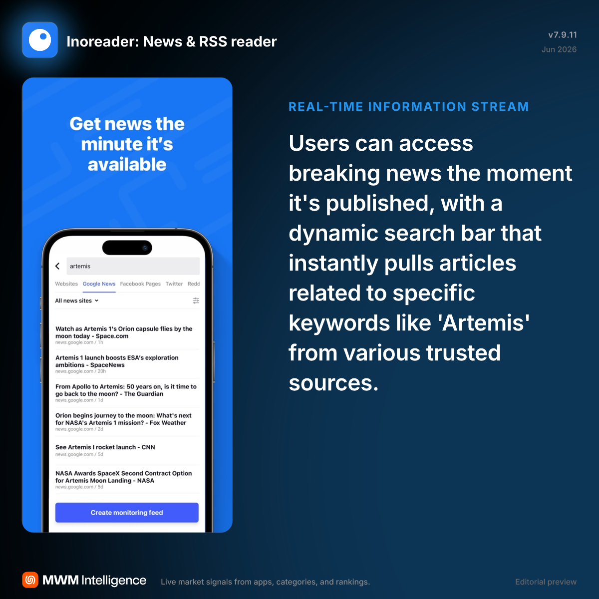 Inoreader: News & RSS reader - News App | MWM
