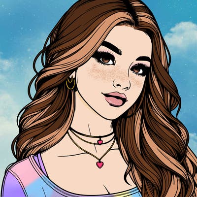 detailed realistic girl