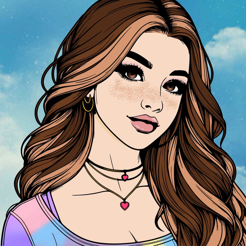 detailed realistic girl