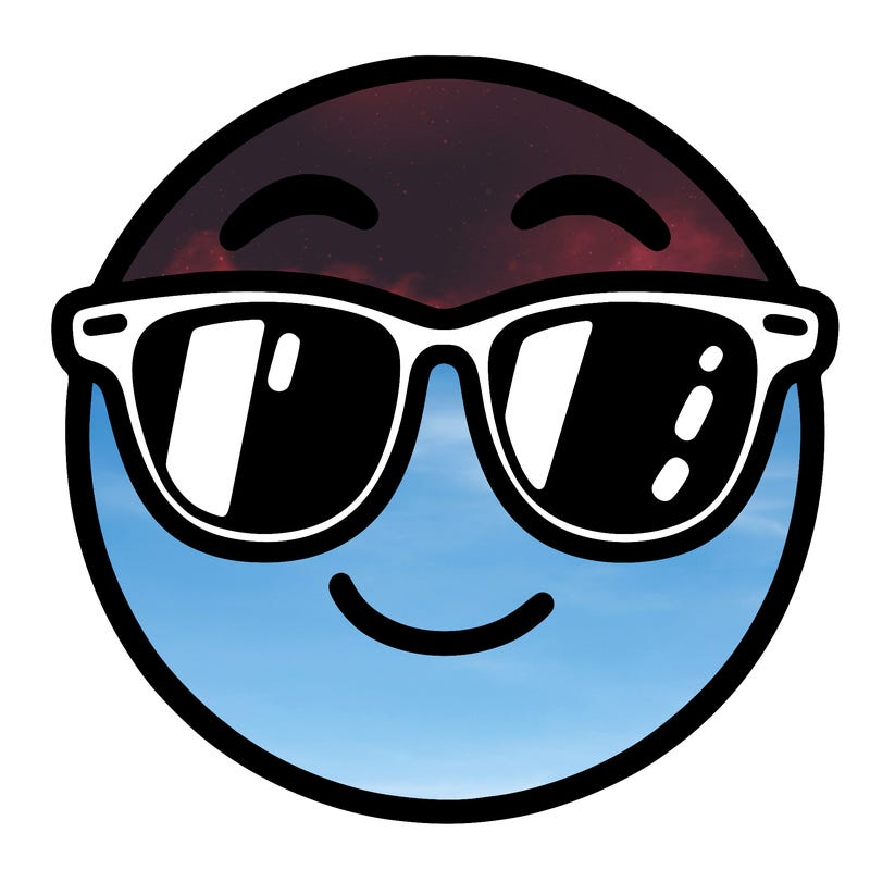 emoji with sunglasses