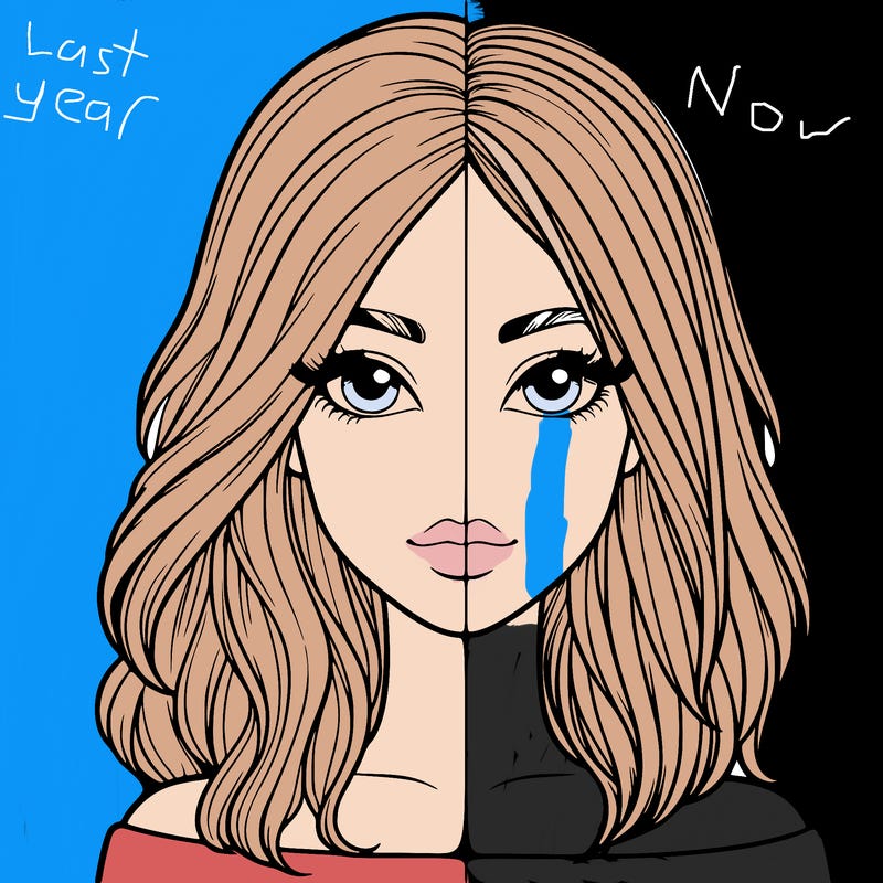 realistic girl in half