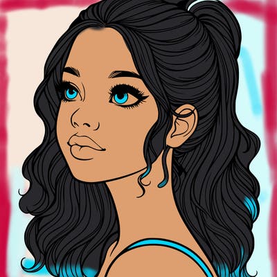 beautiful realistic girl