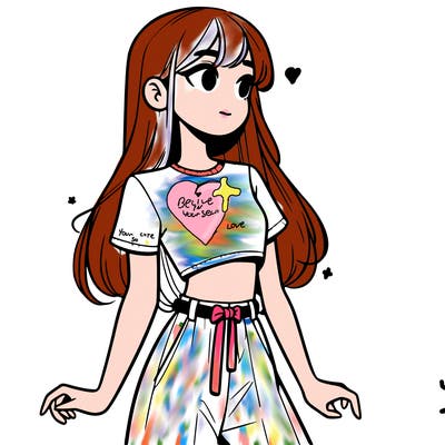 girl in a cute crop top