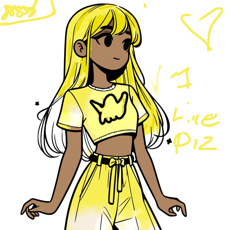 girl in a cute crop top