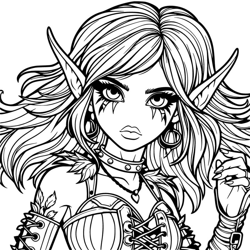 realistic dangerous fae girl