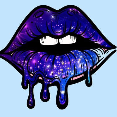 lips that look realistic and drip