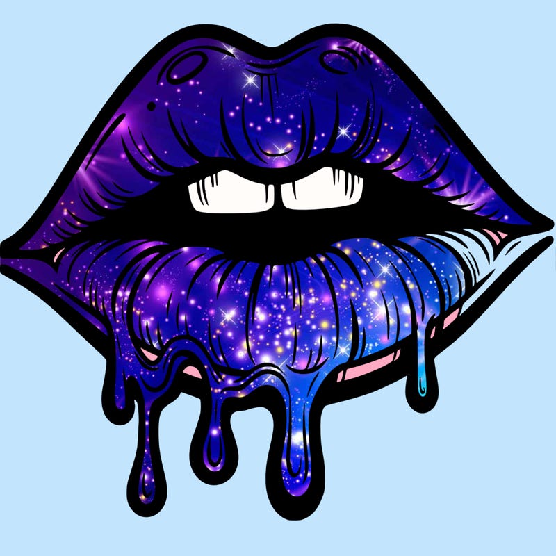 lips that look realistic and drip