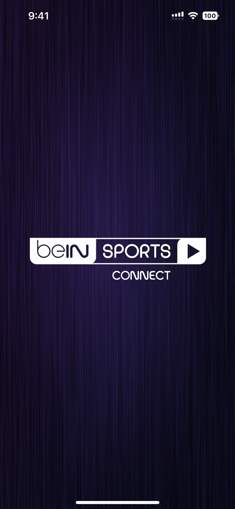 beIN SPORTS CONNECT app splash screen logo