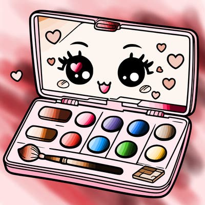makeup pallet