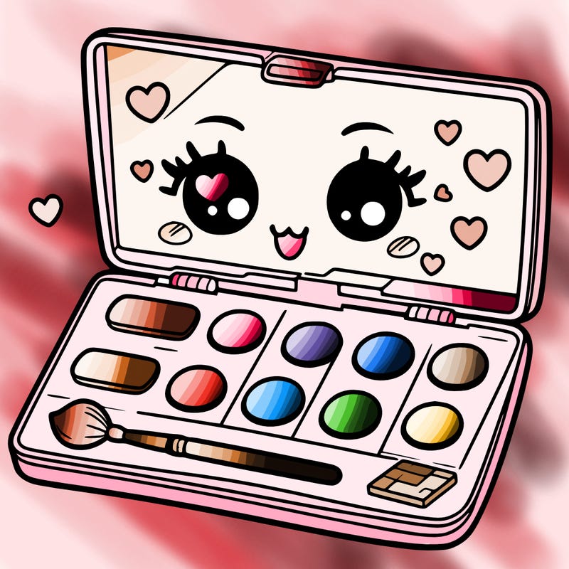 makeup pallet