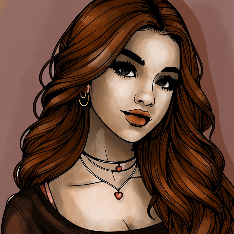 detailed realistic girl