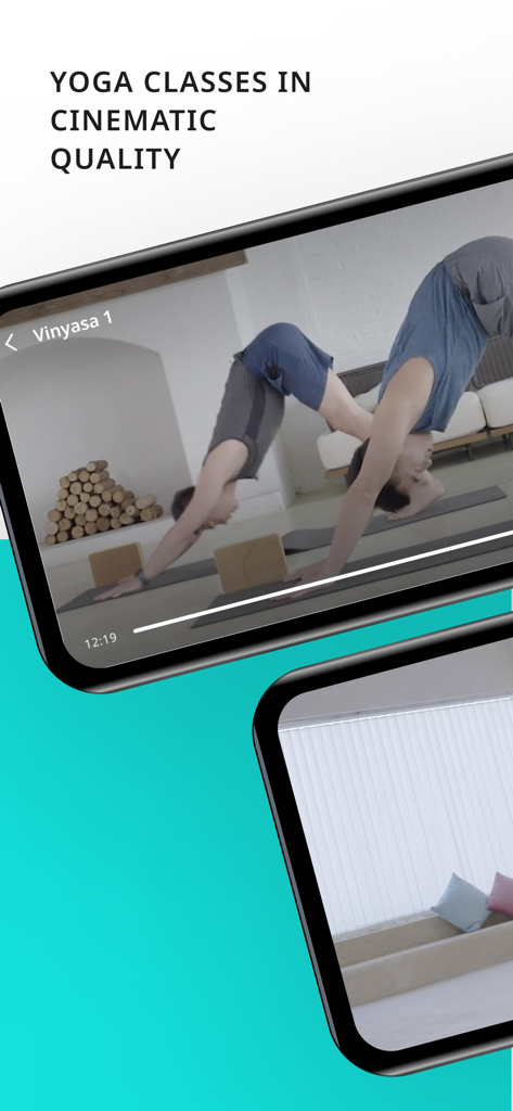 PURE360生活平台-专业瑜伽健身训练 - Clase de yoga de calidad cinematográfica en la aplicación PURE360