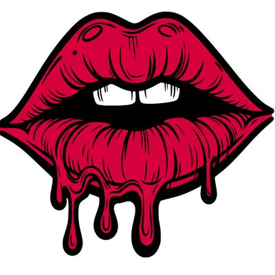 lips that look realistic and drip