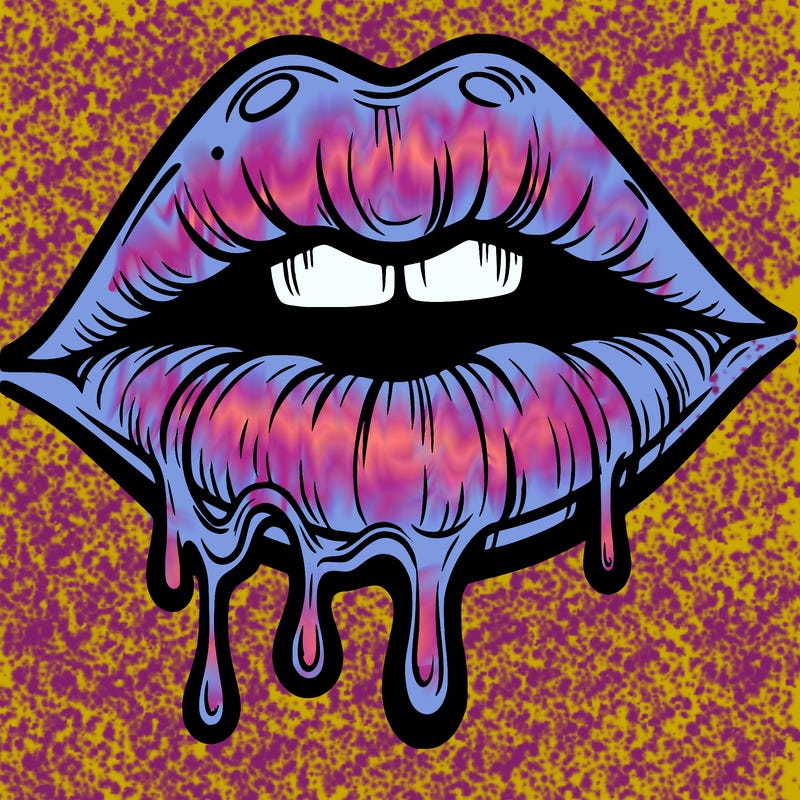 lips that look realistic and drip