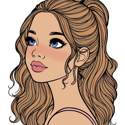 beautiful realistic girl