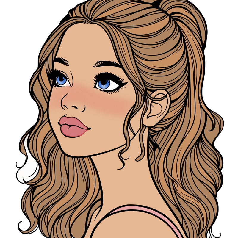 beautiful realistic girl