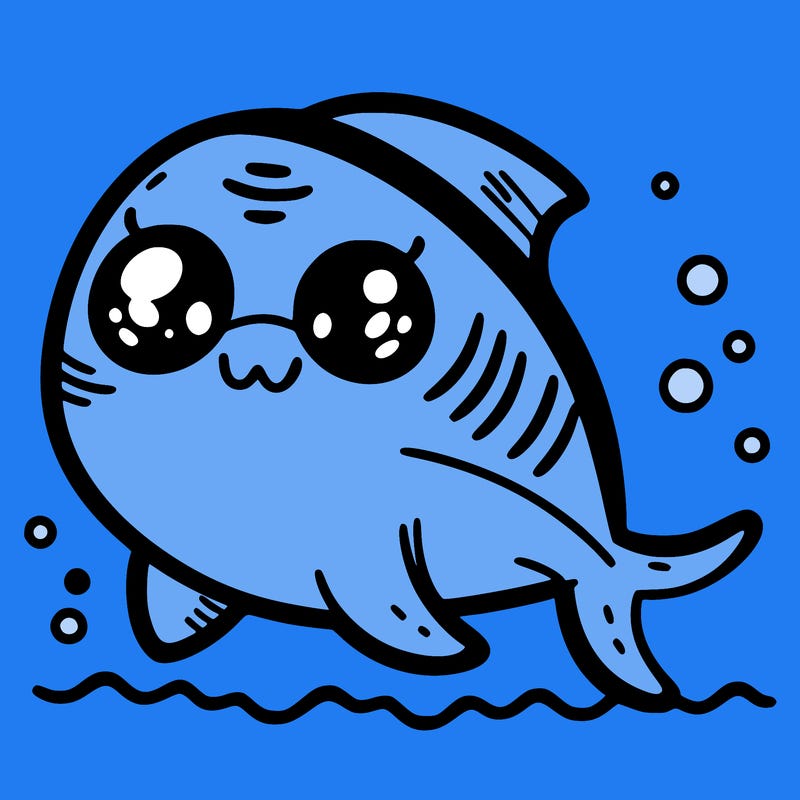 a cute shark