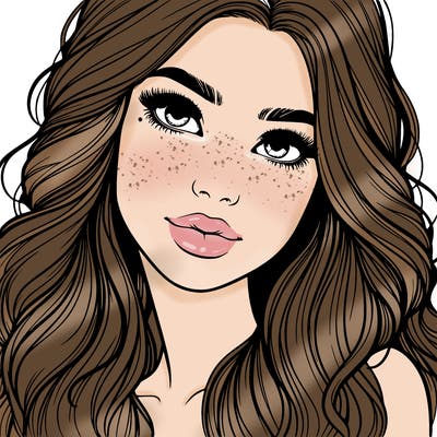 beautiful realistic girl
