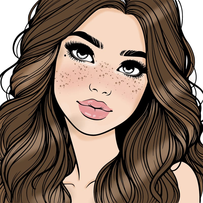 beautiful realistic girl