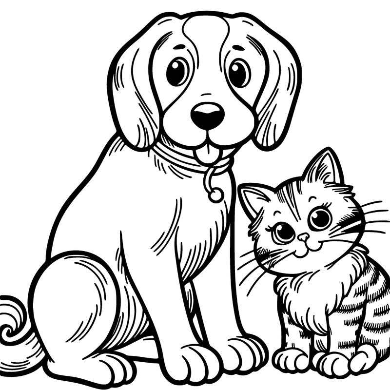 cat and dog