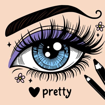 pretty eye