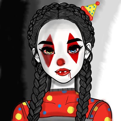 realistic girl with braids